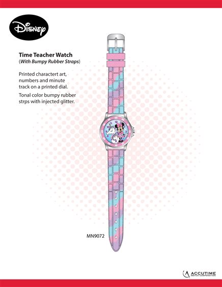 Orologio Disney Bambino OROLOGIO TIME TEACHER in Acciaio MN9072 - MN9072